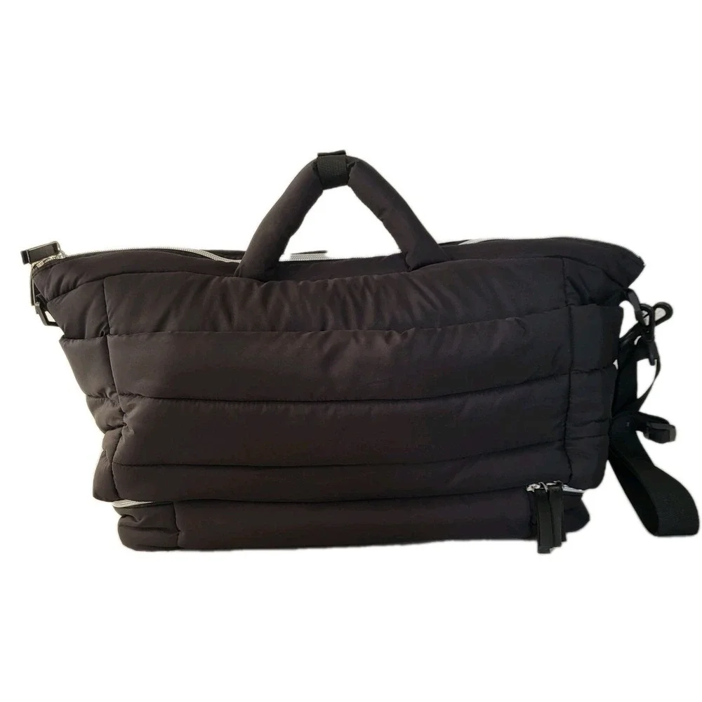 Bananafish Studio 11 Pockets Weekender Tote Diaper‎ Bag Black New No Tags Travel
